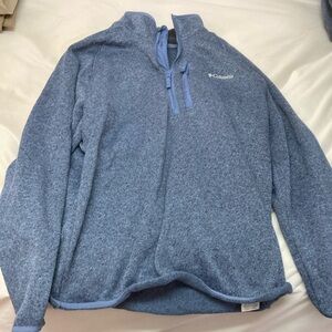 Columbia sweater large quarter zip